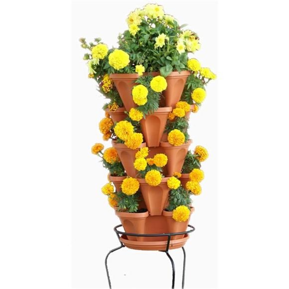 5-Tier Strawberry Planter Pot, 5 Pots - Picture 5 of 6